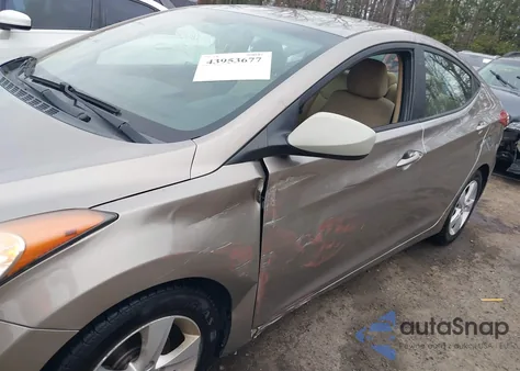 2013 Hyundai Elantra Gls from USA, damaged, VIN 5NPDH4AE6DH426778